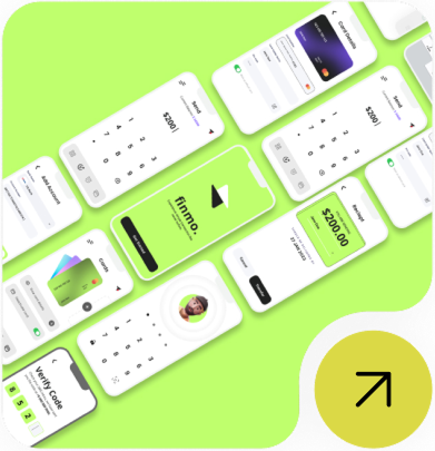 Fintech app screens case study